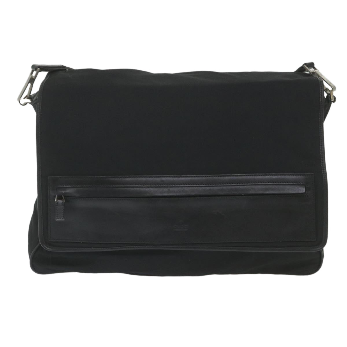 GUCCI Shoulder Bag Nylon Black 019 0376 ep2399