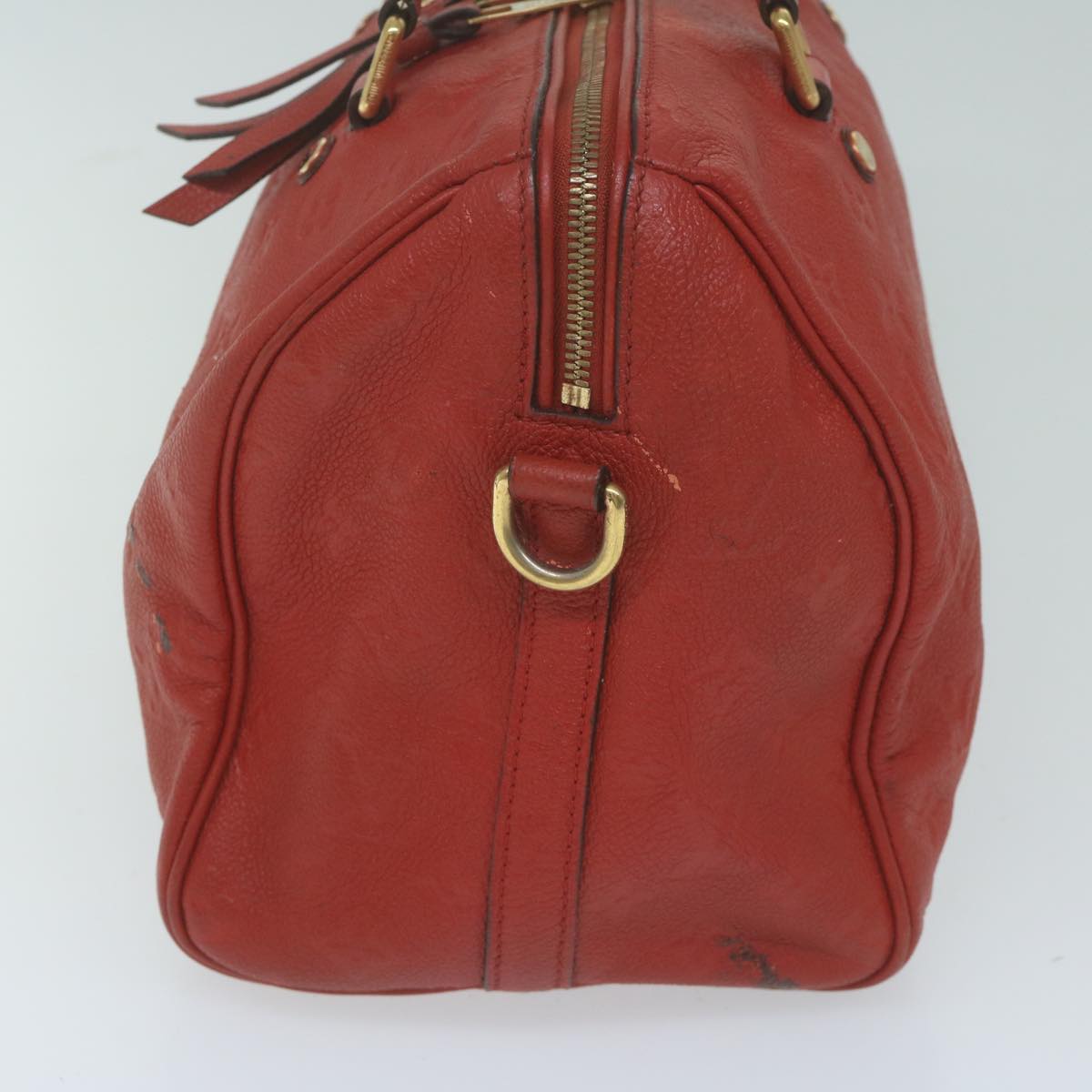 LOUIS VUITTON Monogram Empreinte Speedy Bandouliere 30 Bag 2way Red ep3113