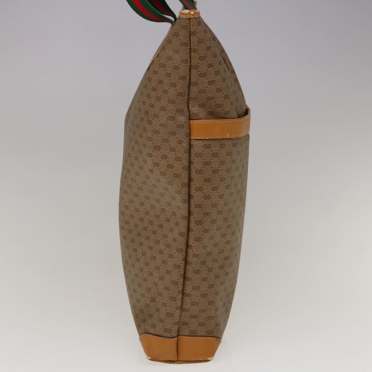 GUCCI Micro GG Supreme Web Sherry Line Tote Bag Beige 002 983 0163 ep3247