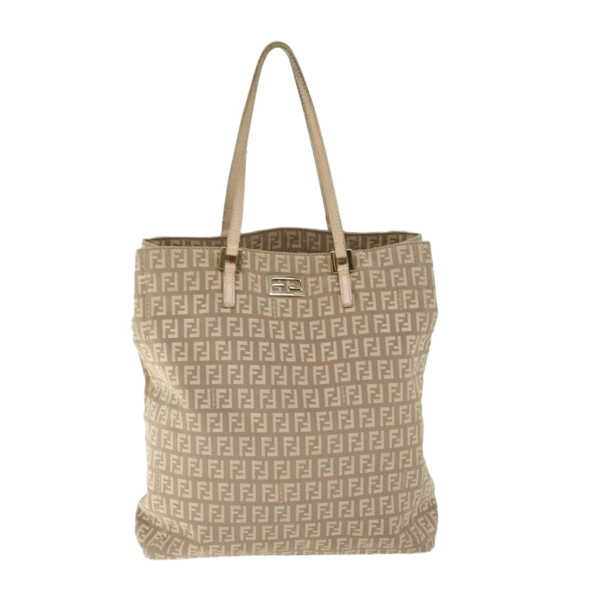 FENDI Zucchino Canvas Hand Bag Pink ep3377
