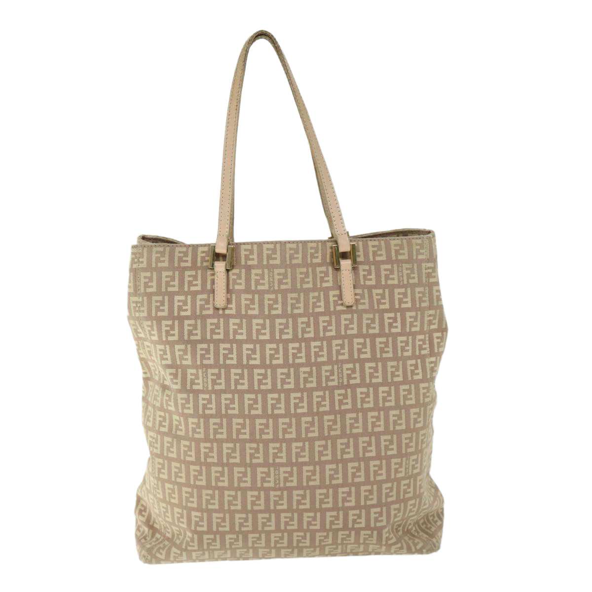 FENDI Zucchino Canvas Hand Bag Pink ep3377