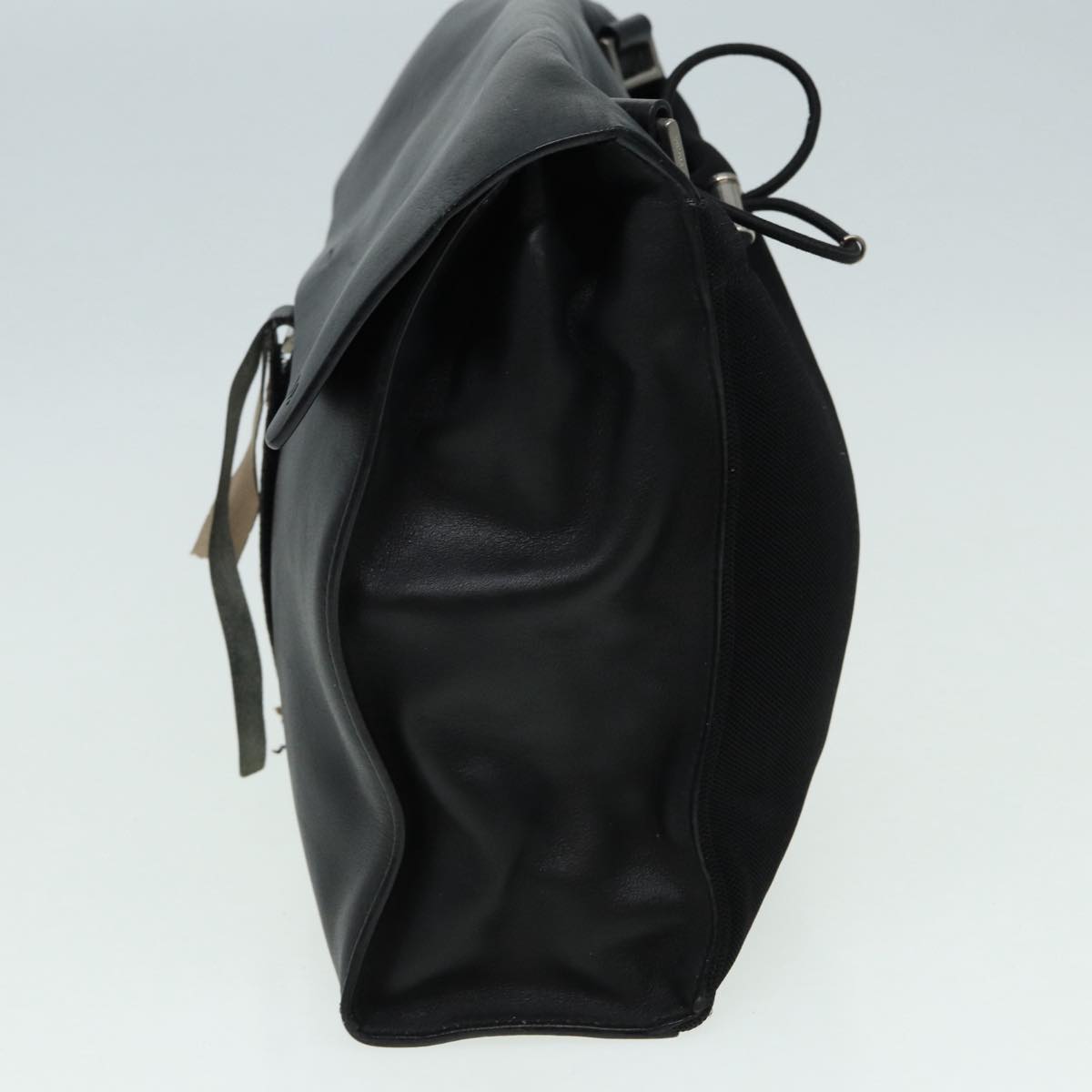 PRADA Shoulder Bag Leather Black ep3608