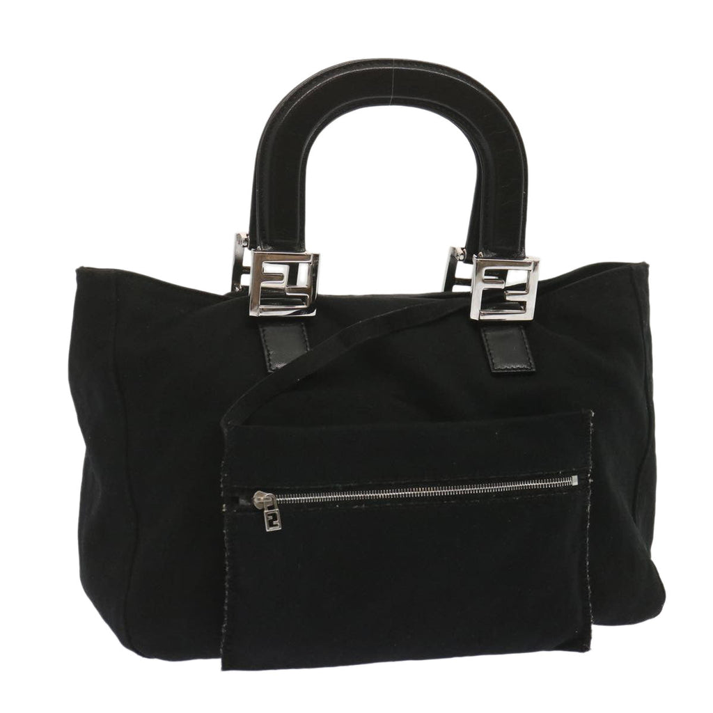 FENDI Hand Bag Nylon Black ep3688
