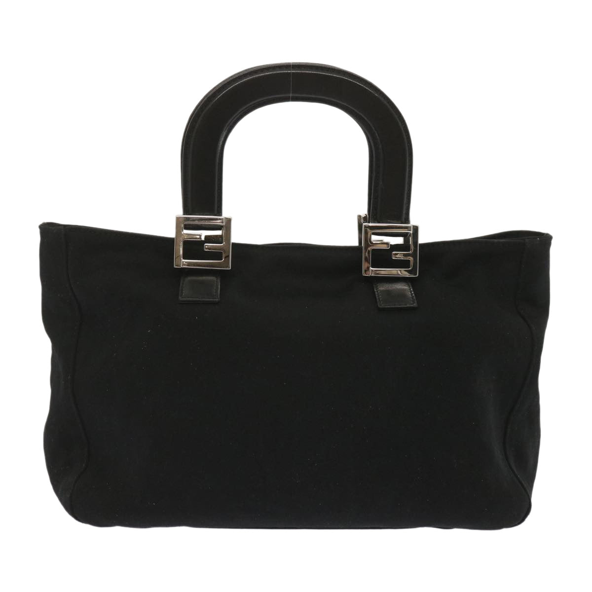 FENDI Hand Bag Nylon Black ep3688