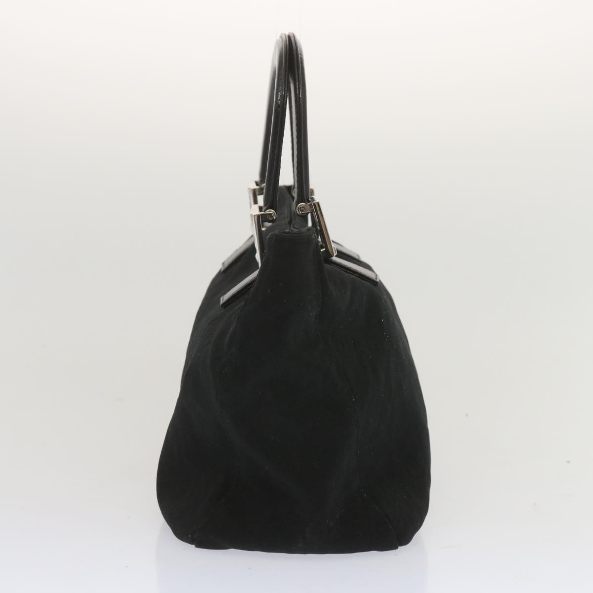 FENDI Hand Bag Nylon Black ep3688