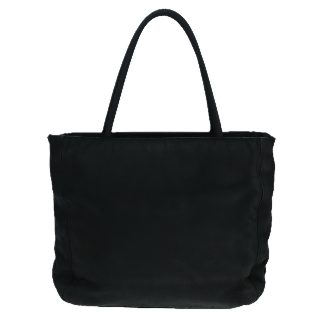 PRADA Hand Bag Nylon Black Silver ep5402