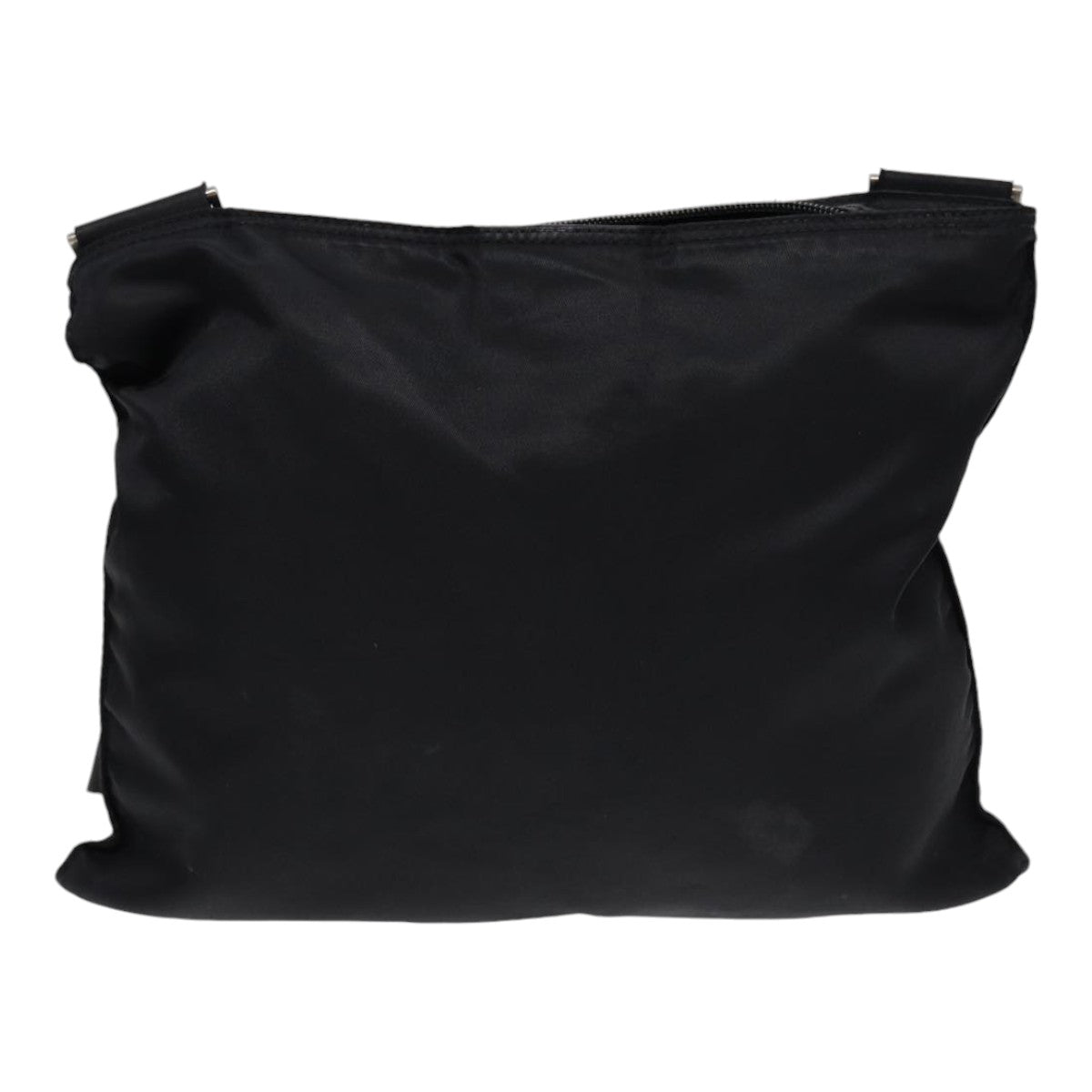 PRADA Shoulder Bag Nylon Black Silver ep5415
