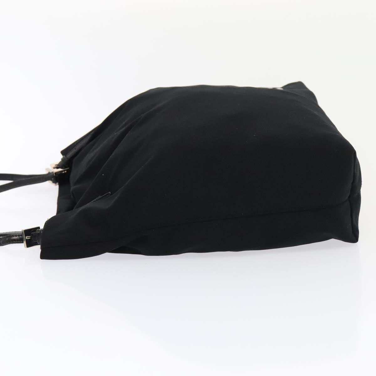 FENDI Tote Bag Nylon Black Silver ep5506