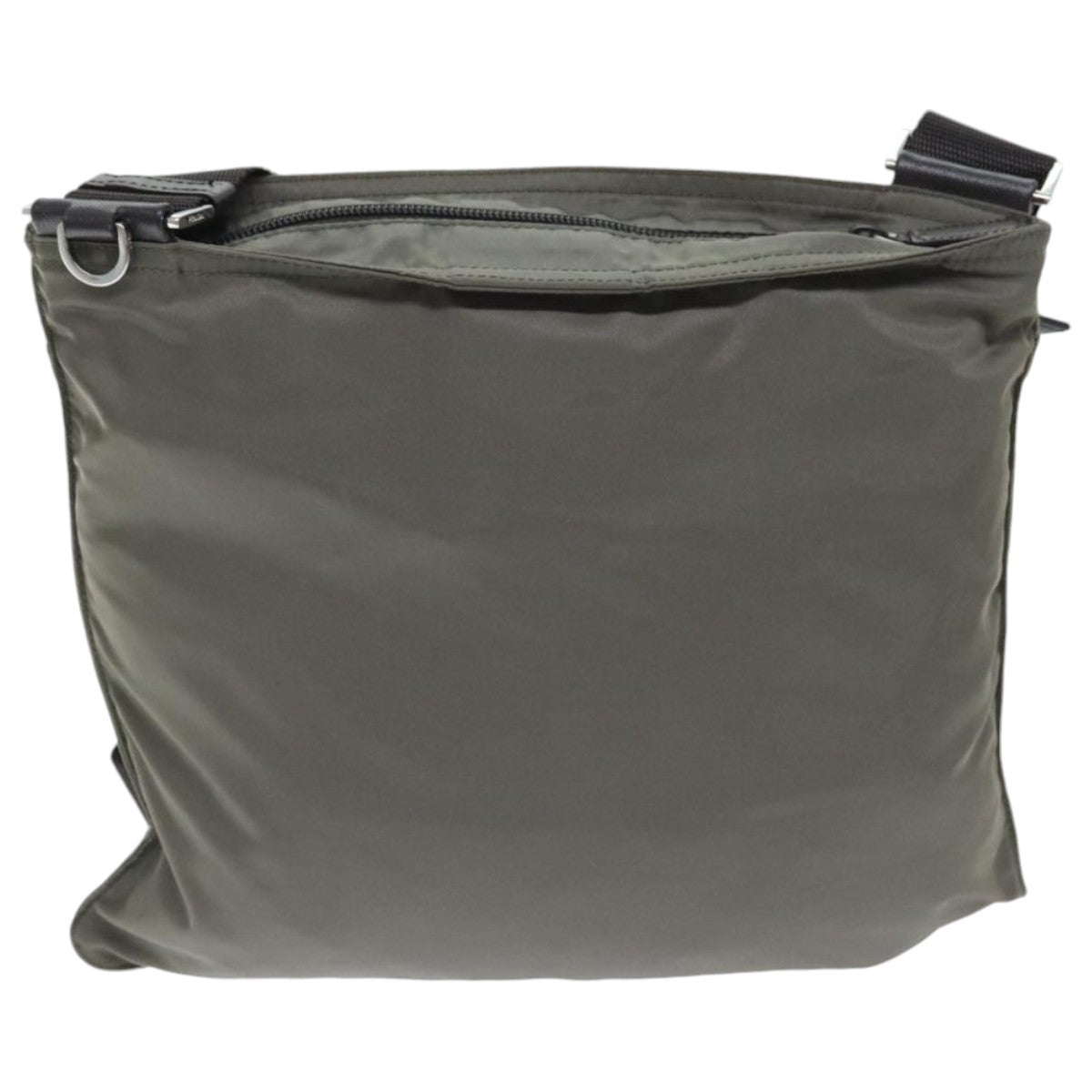 PRADA Shoulder Bag Nylon Gray Silver ep5770