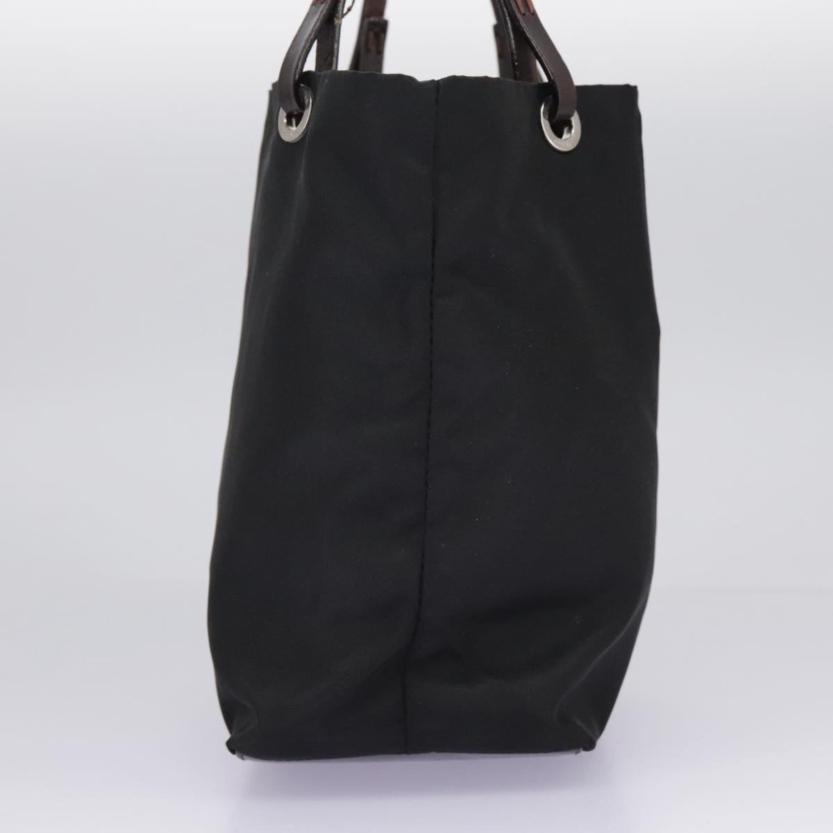 FENDI Hand Bag Nylon Black ep6199