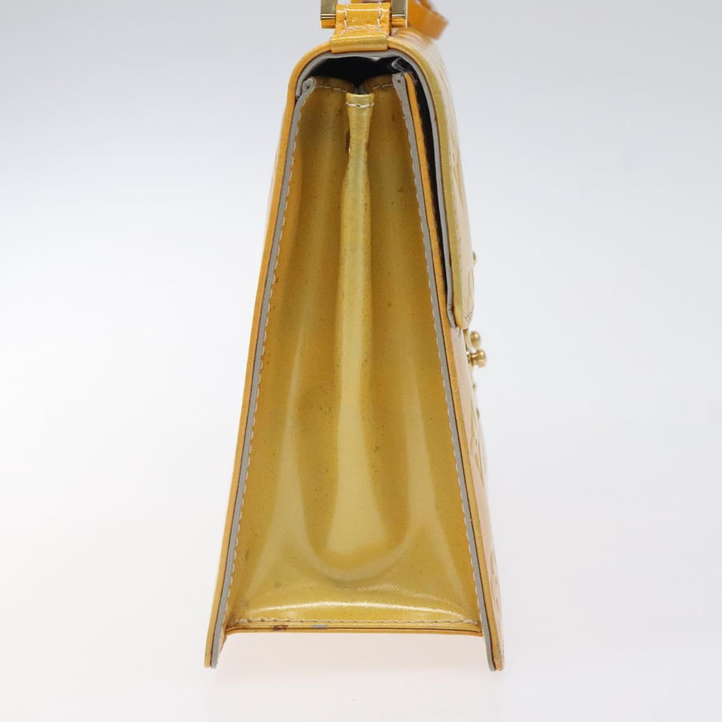 LOUIS VUITTON Monogram Vernis Spring Street Hand Bag Gris M91029 LV ep8537