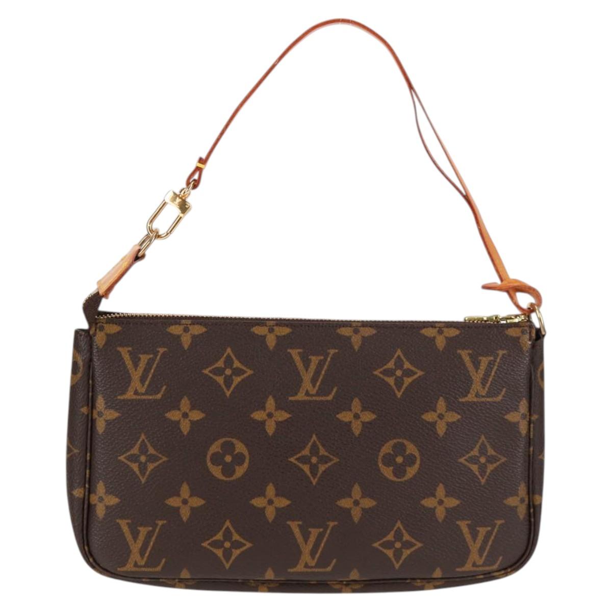 LOUIS VUITTON Monogram Pochette Accessoires Pouch M51980 LV ep8854V