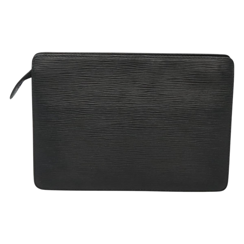 LOUIS VUITTON Epi Pochette Homme Clutch Bag Black Noir M52522 LV ep8903