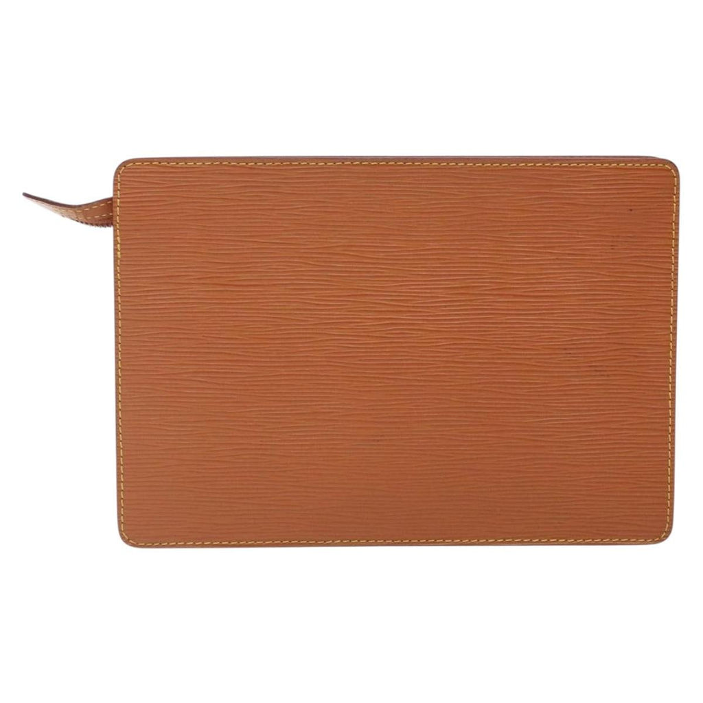 LOUIS VUITTON Epi Pochette Homme Clutch Bag Zipangu Gold M52528 LV ep9551