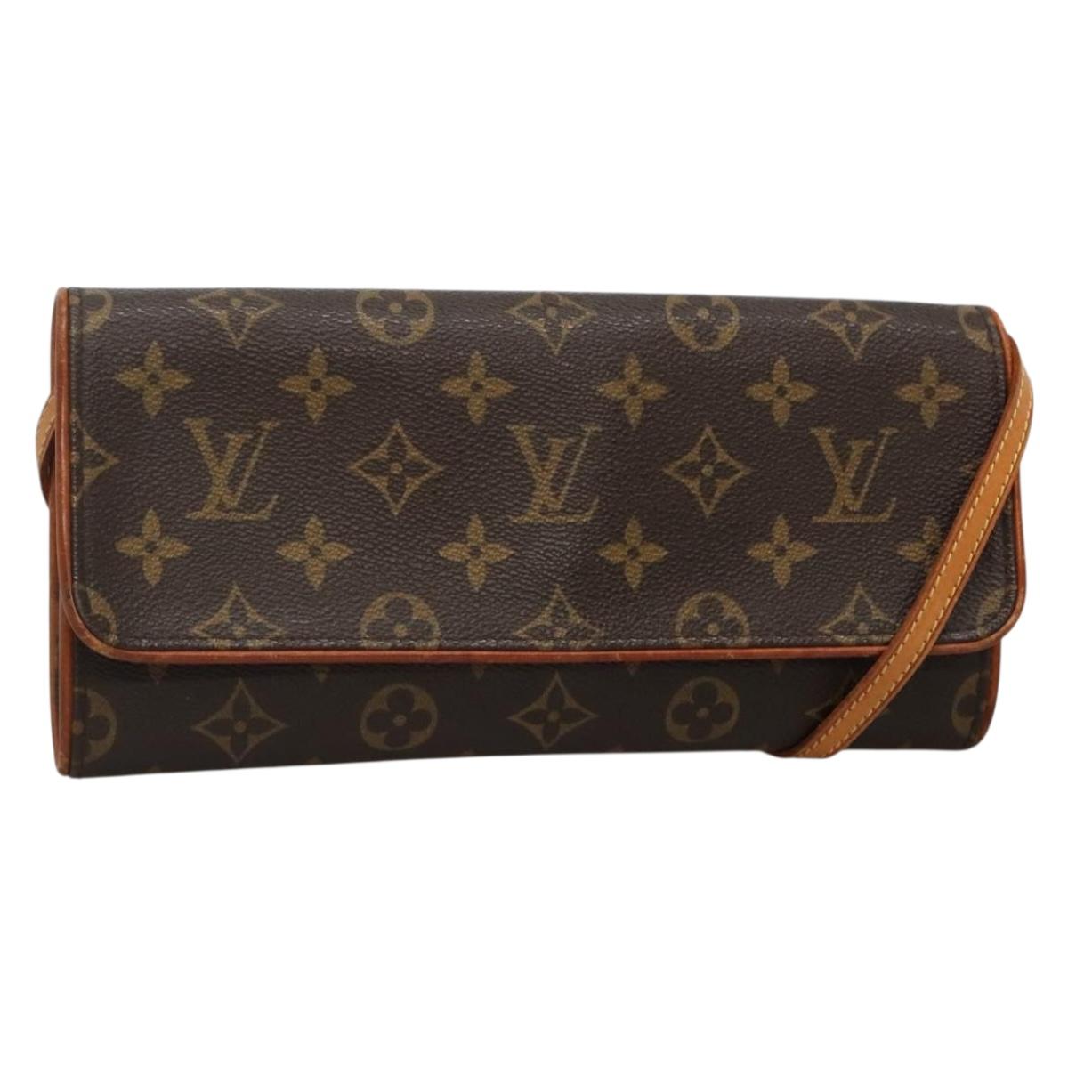 LOUIS VUITTON Monogram Pochette Twin GM Shoulder Bag M51852 LV ep9618