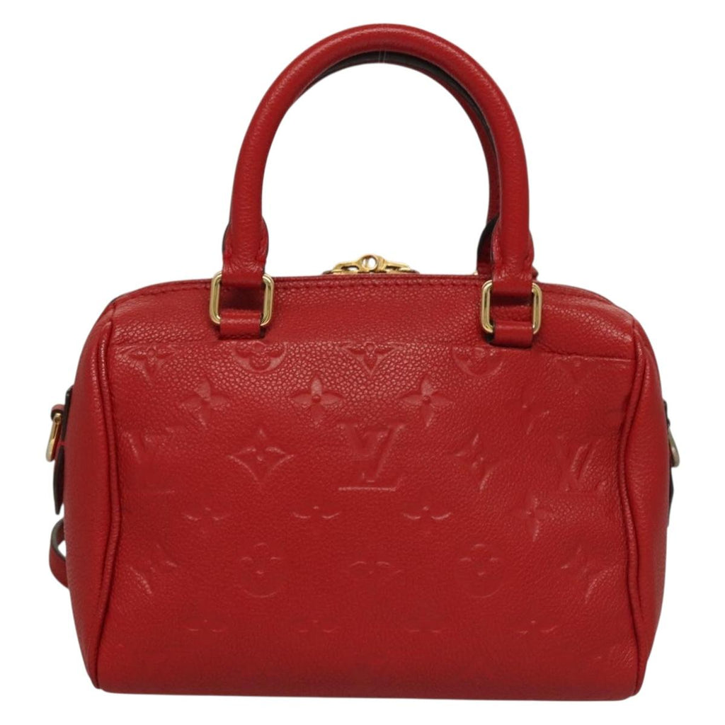 LOUIS VUITTON Empreinte Speedy Bandouliere 20 Hand Bag Red M42395 LV ep9983