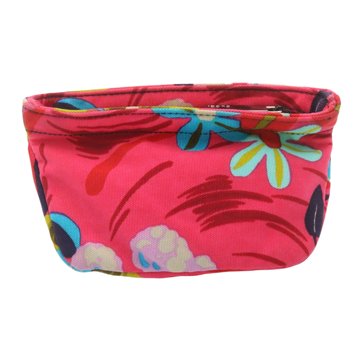 GUCCI Floral Pouch Nylon Pink fm1065