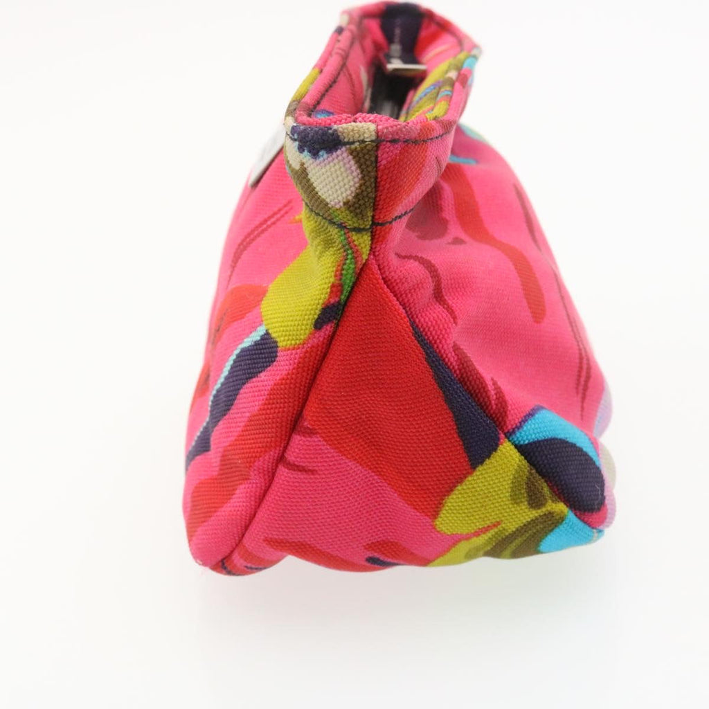 GUCCI Floral Pouch Nylon Pink fm1065