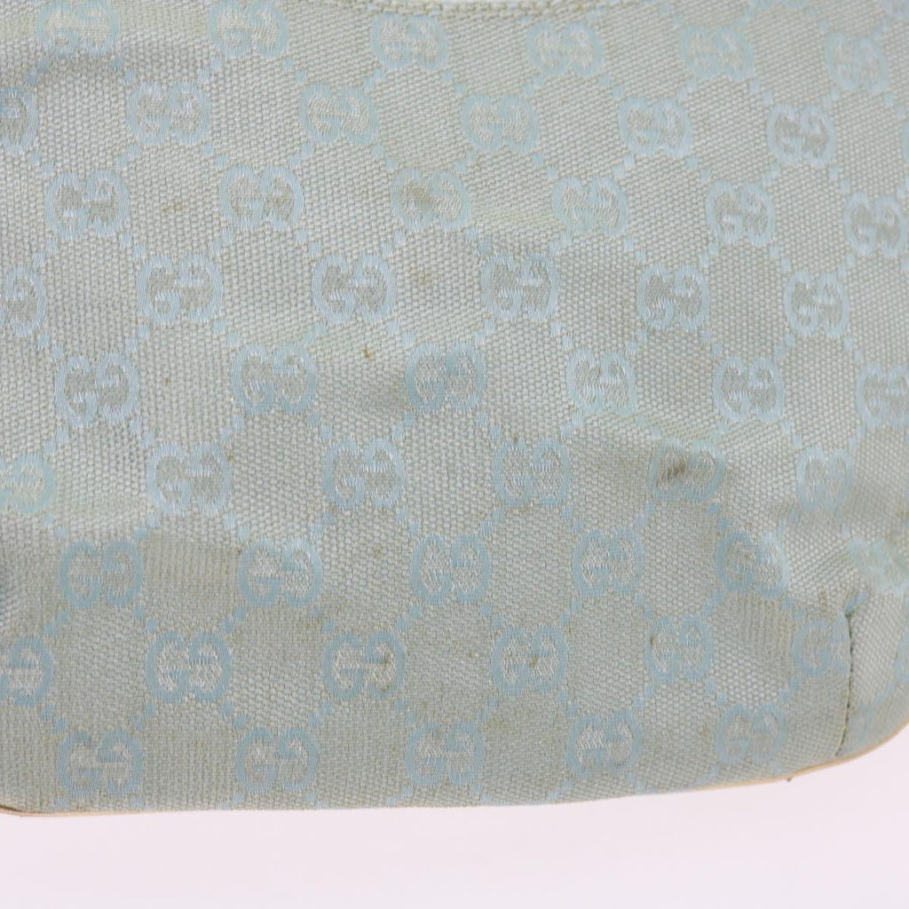 GUCCI GG Canvas Accessory Pouch Turquoise Blue 005 0813 fm2785