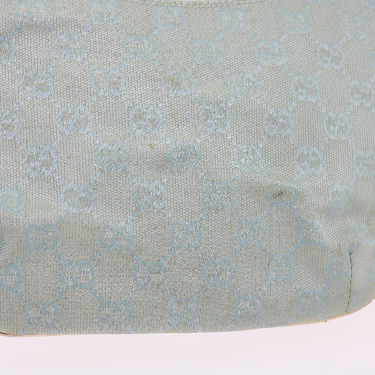GUCCI GG Canvas Accessory Pouch Turquoise Blue 005 0813 fm2785