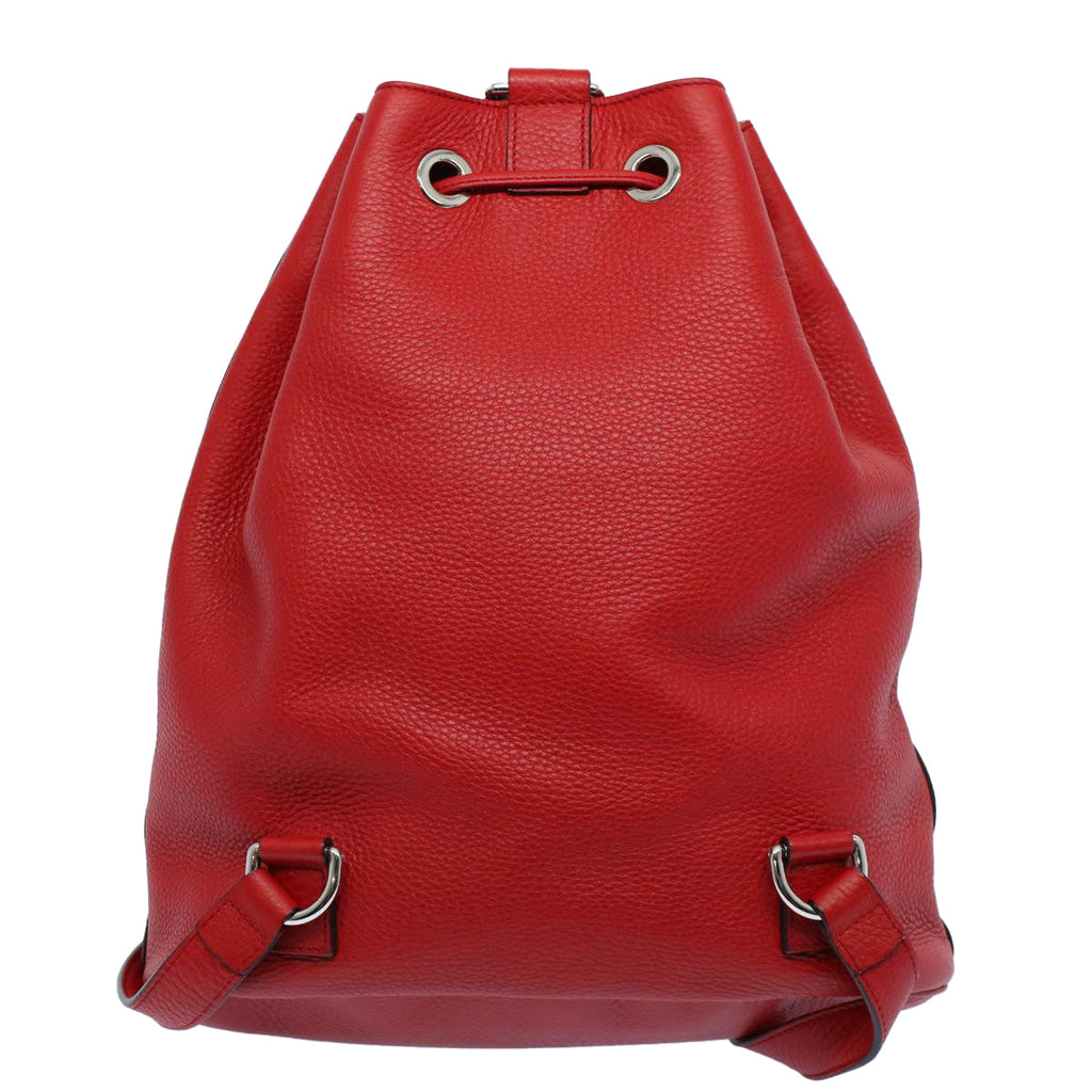 GUCCI Soho Backpack Leather Red 368588 fm2801
