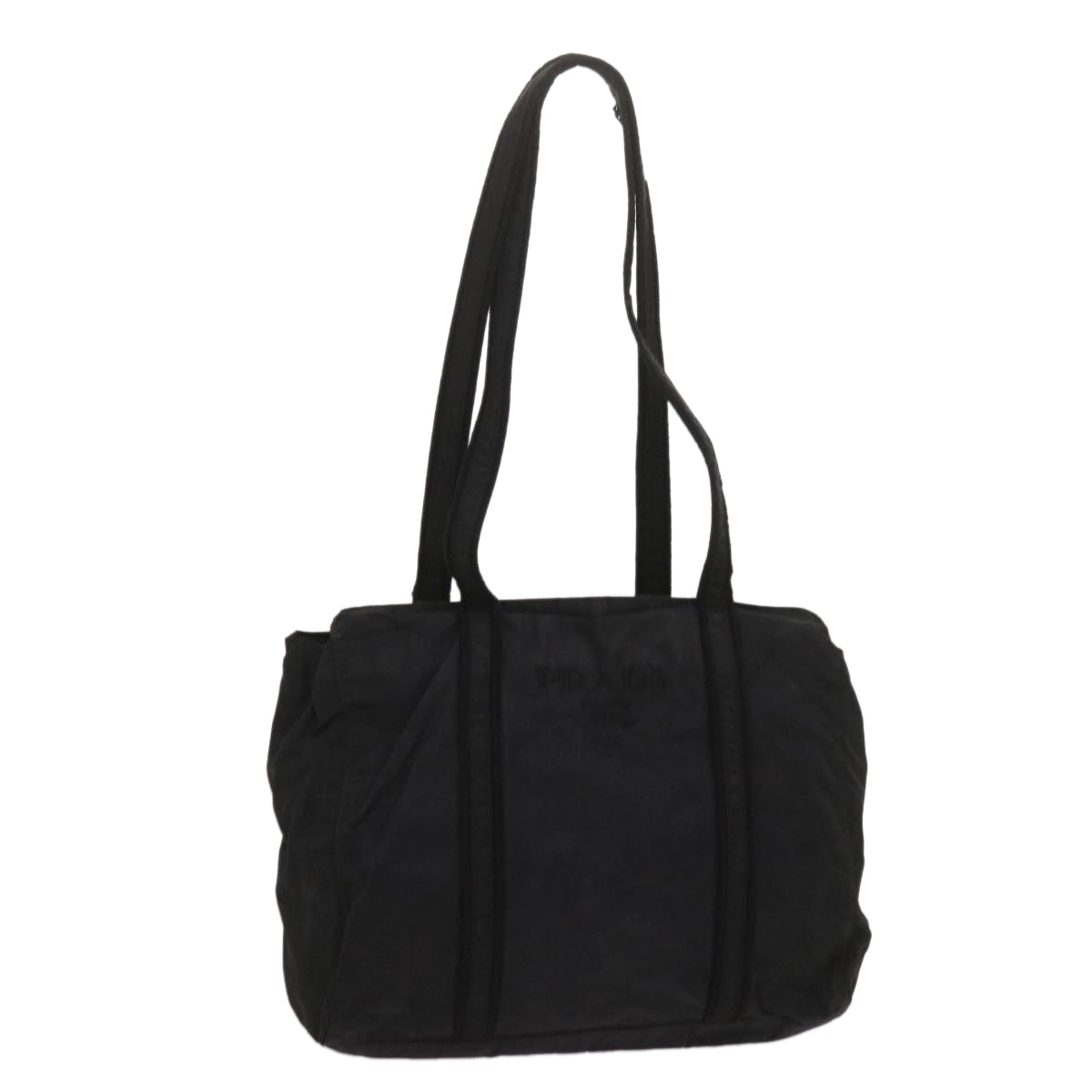 PRADA Shoulder Bag Nylon Black fm3152