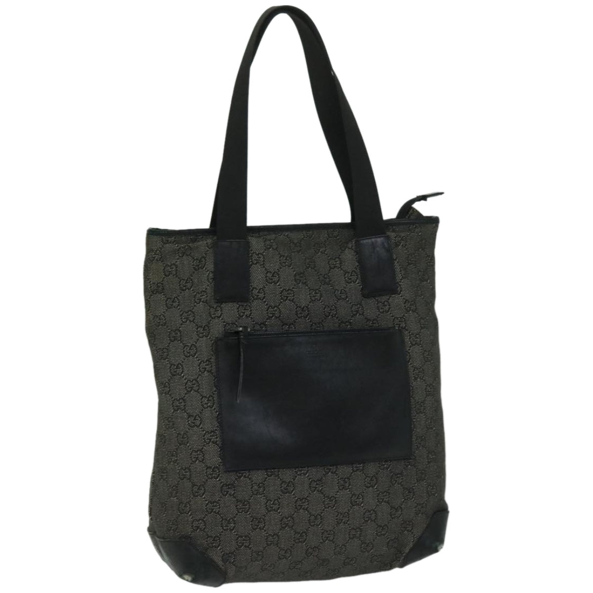 GUCCI GG Canvas Tote Bag Black 28892 fm3265