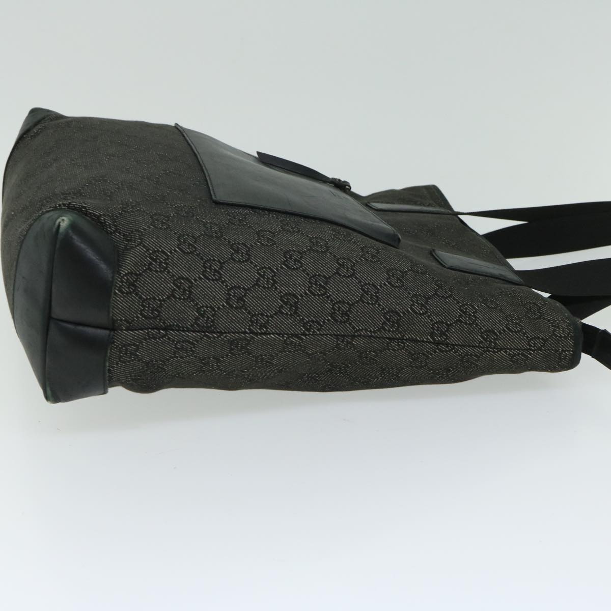 GUCCI GG Canvas Tote Bag Black 28892 fm3265