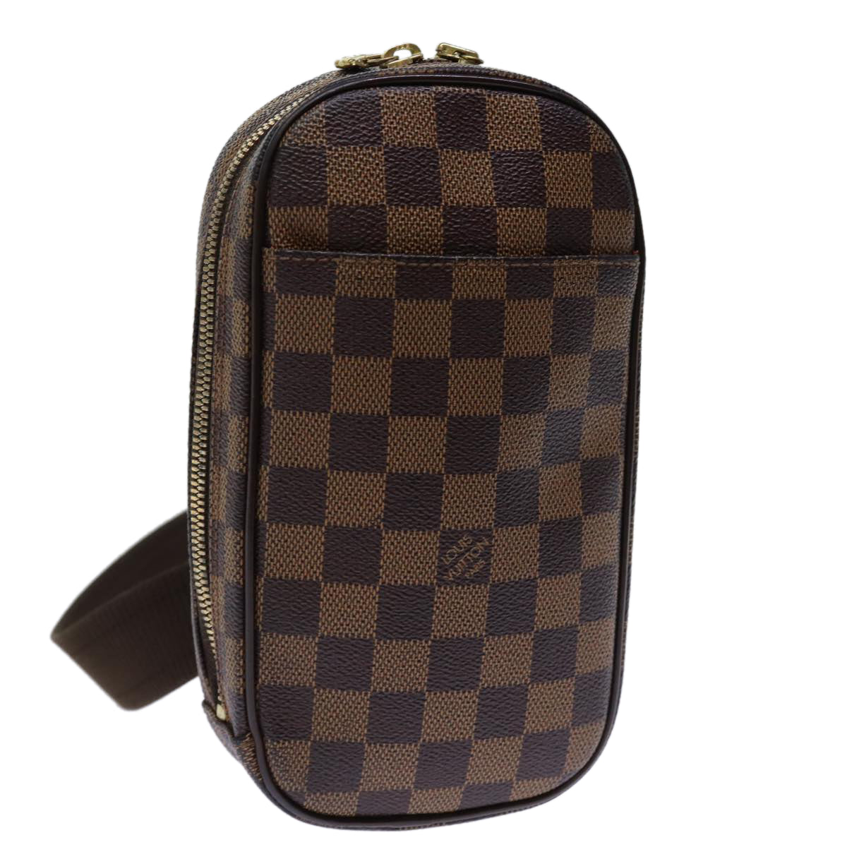 LOUIS VUITTON Damier Ebene Pochette Gange Shoulder Bag N48048 LV fm3403