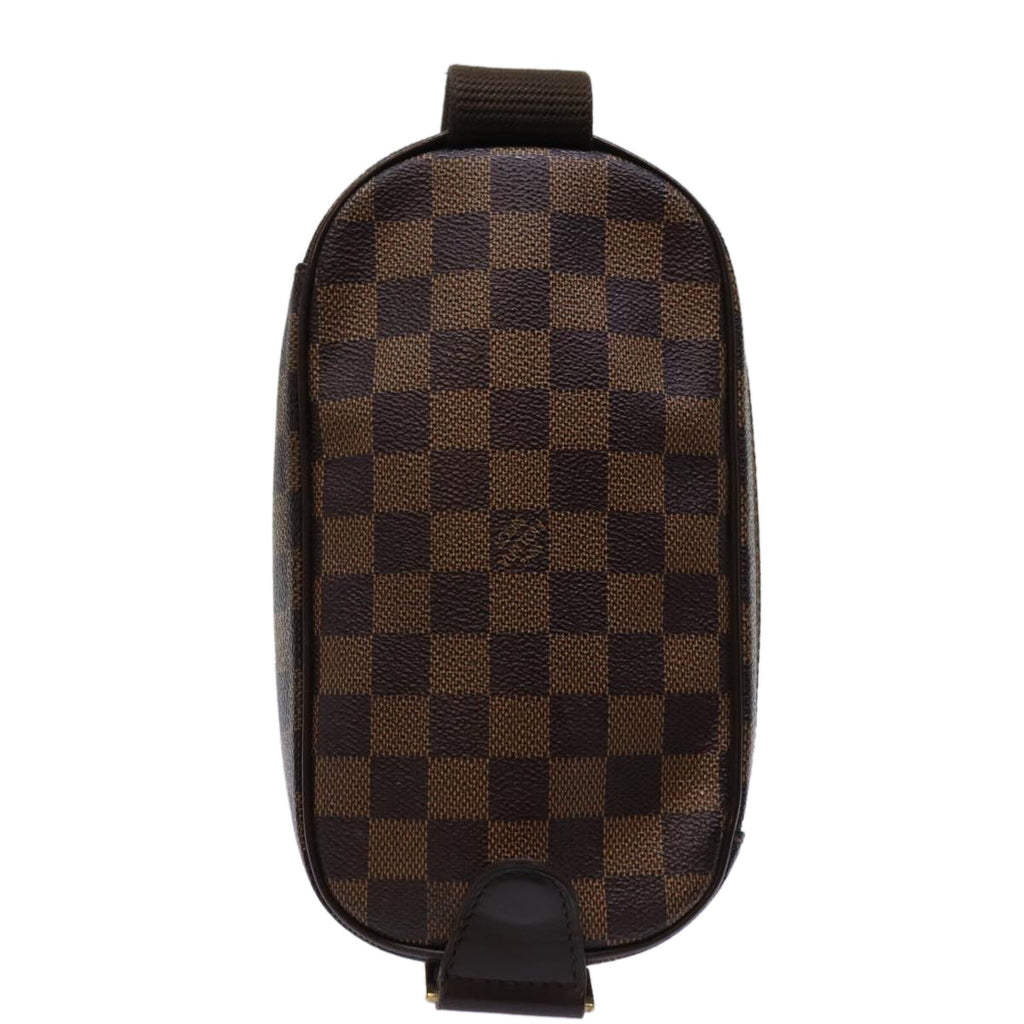 LOUIS VUITTON Damier Ebene Pochette Gange Shoulder Bag N48048 LV fm3403