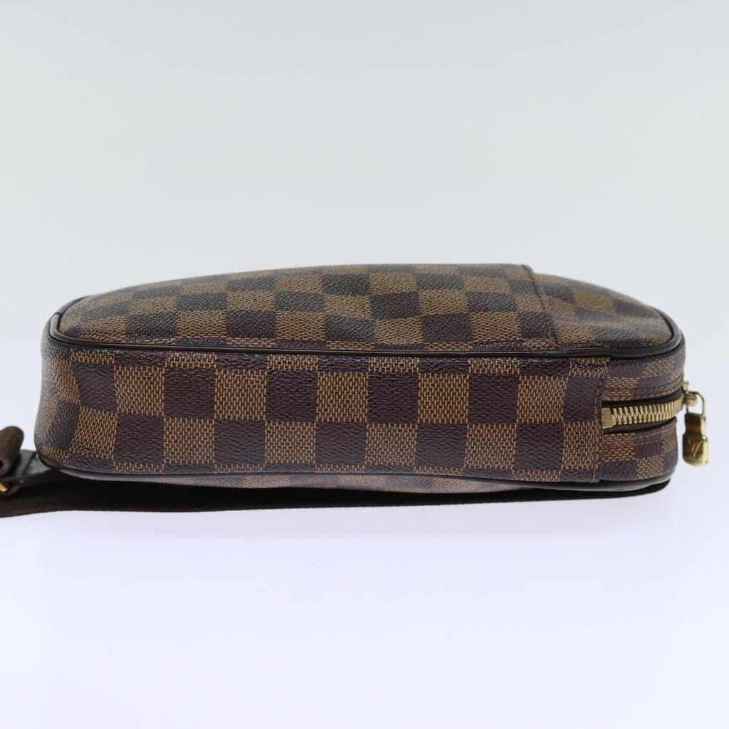 LOUIS VUITTON Damier Ebene Pochette Gange Shoulder Bag N48048 LV fm3403