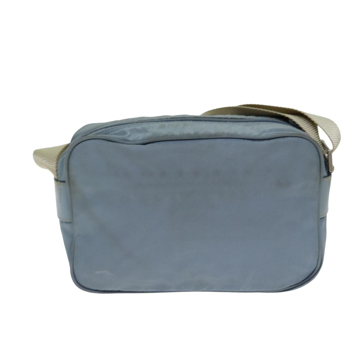 PRADA Shoulder Bag Nylon Blue fm3565