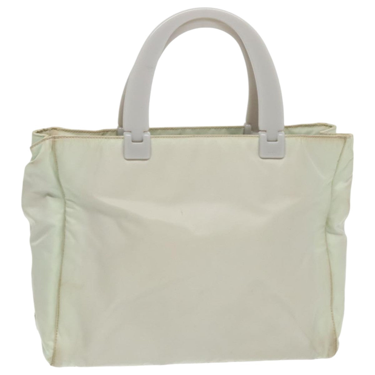 PRADA Hand Bag Nylon Gray fm3988