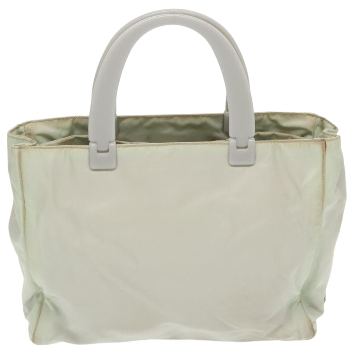 PRADA Hand Bag Nylon Gray fm3988