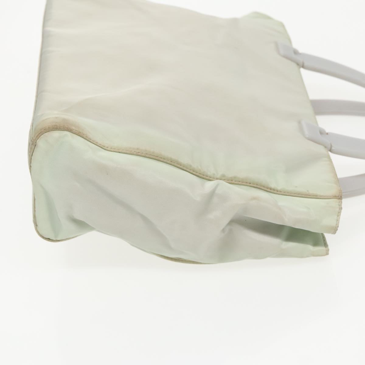 PRADA Hand Bag Nylon Gray fm3988