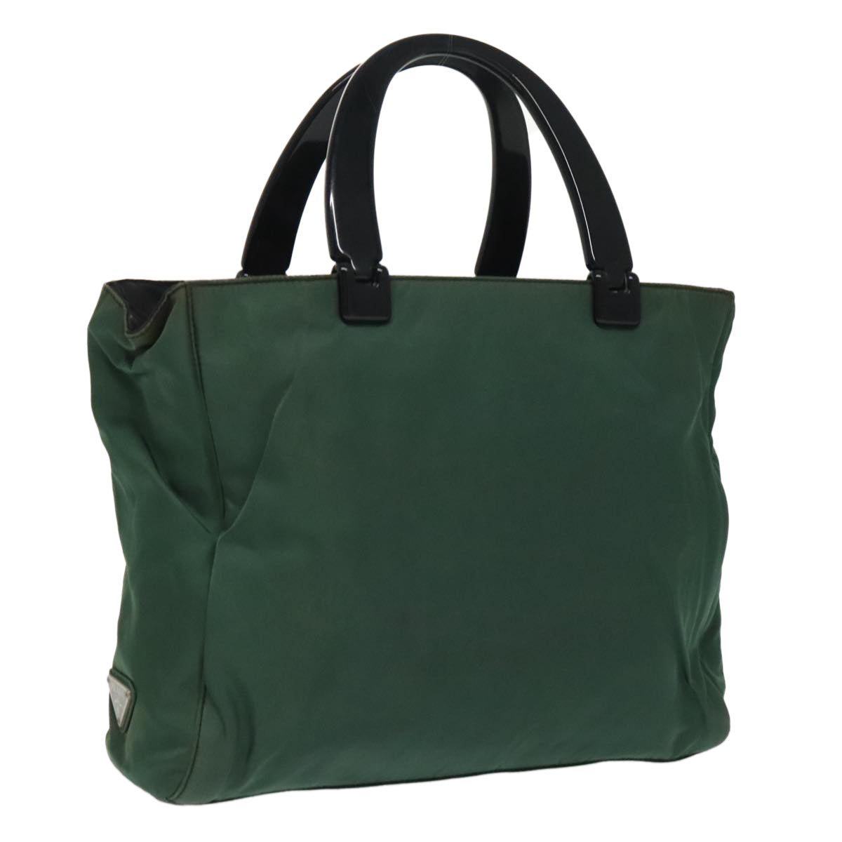 PRADA Hand Bag Nylon Green fm4152
