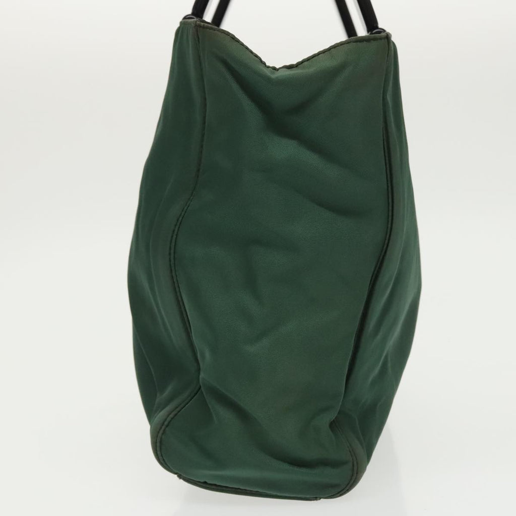 PRADA Hand Bag Nylon Green fm4152