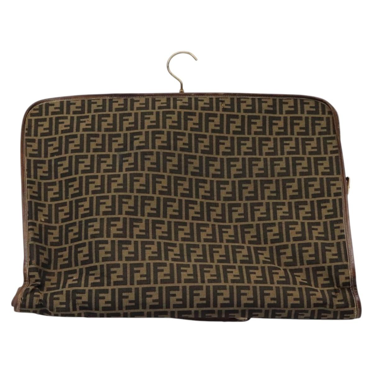 FENDI Zucca Canvas Garment Cover Brown fm4432