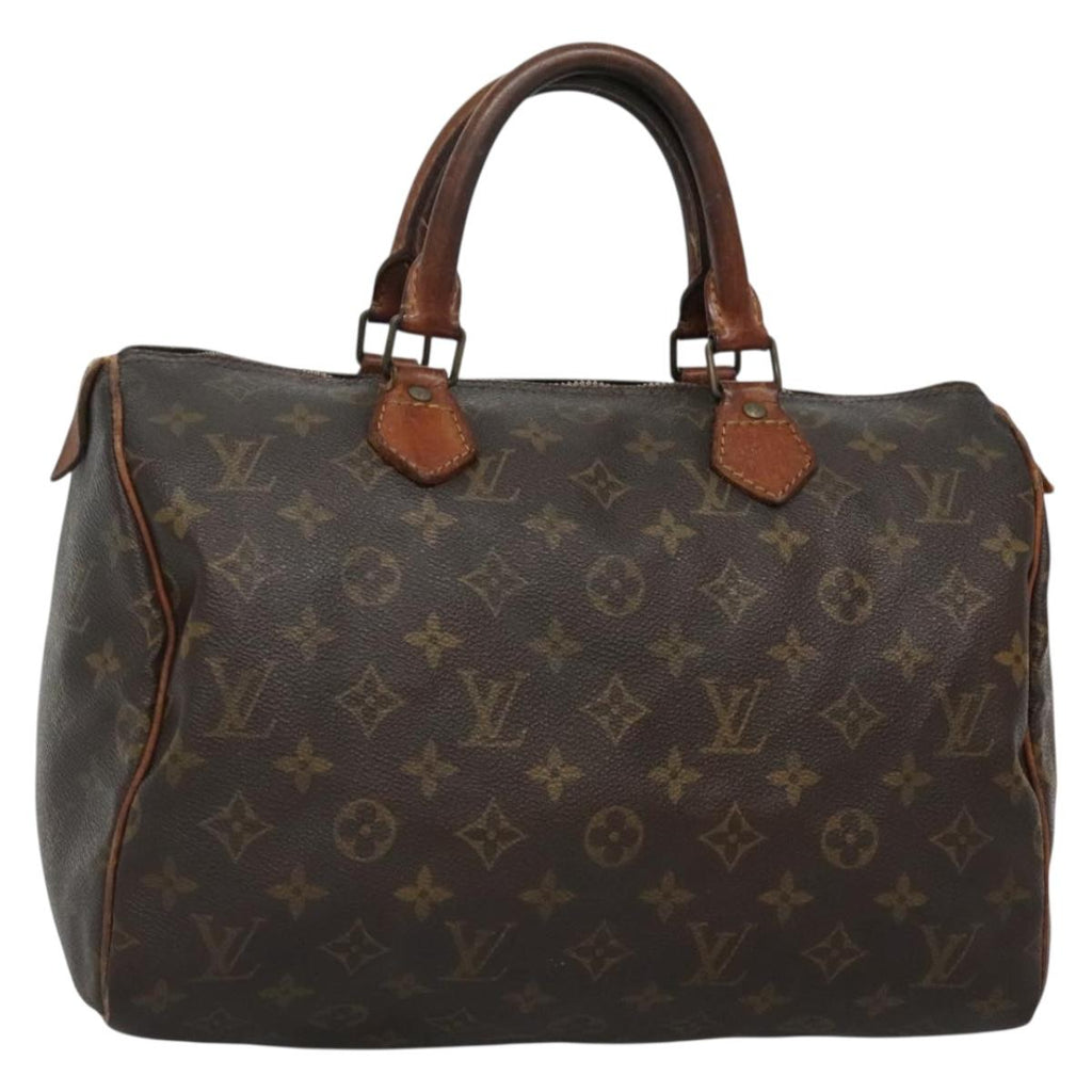 LOUIS VUITTON Monogram Speedy 30 Hand Bag M41526 LV fm4805