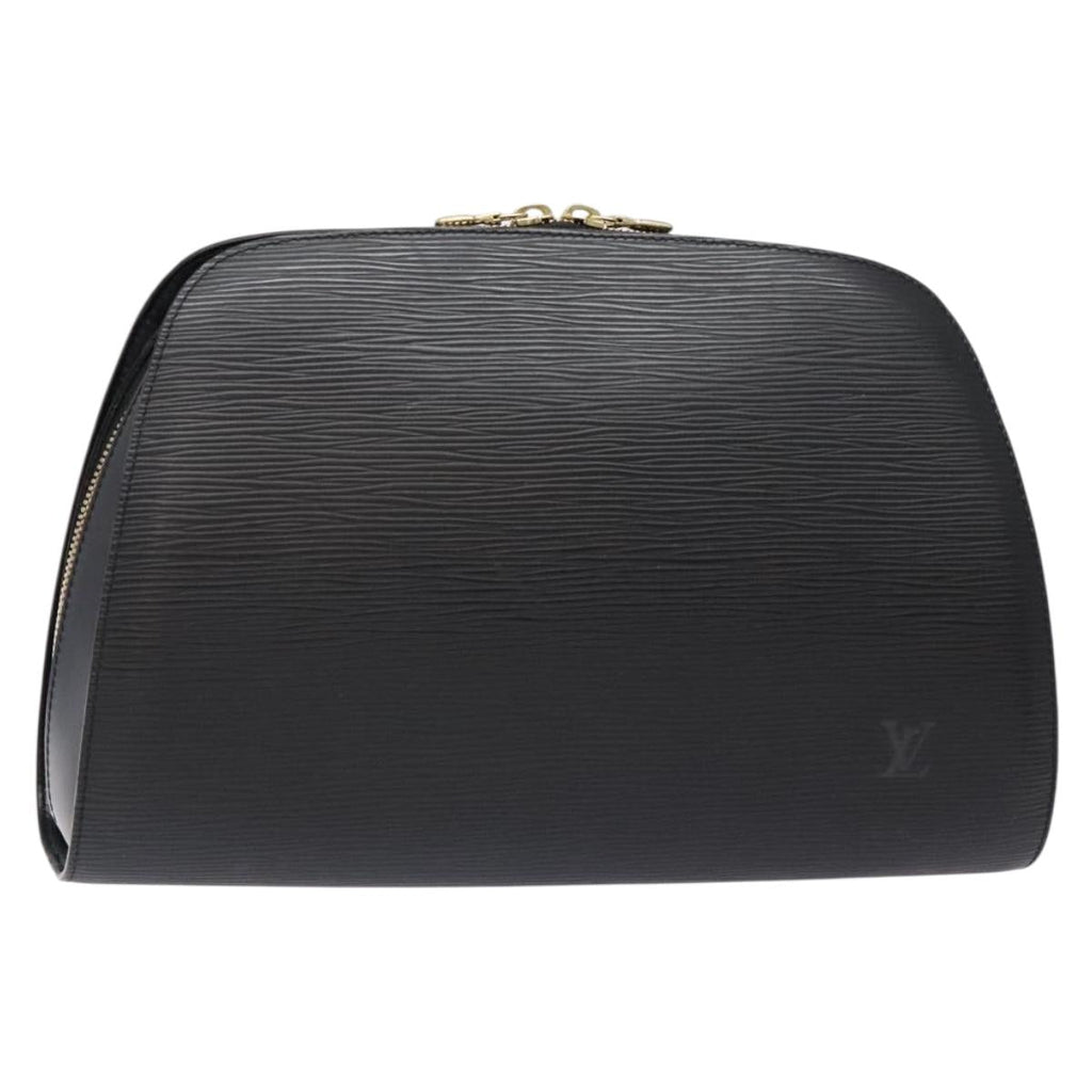 LOUIS VUITTON Epi Dauphine GM Cosmetic Pouch Black M48432 LV fm4826
