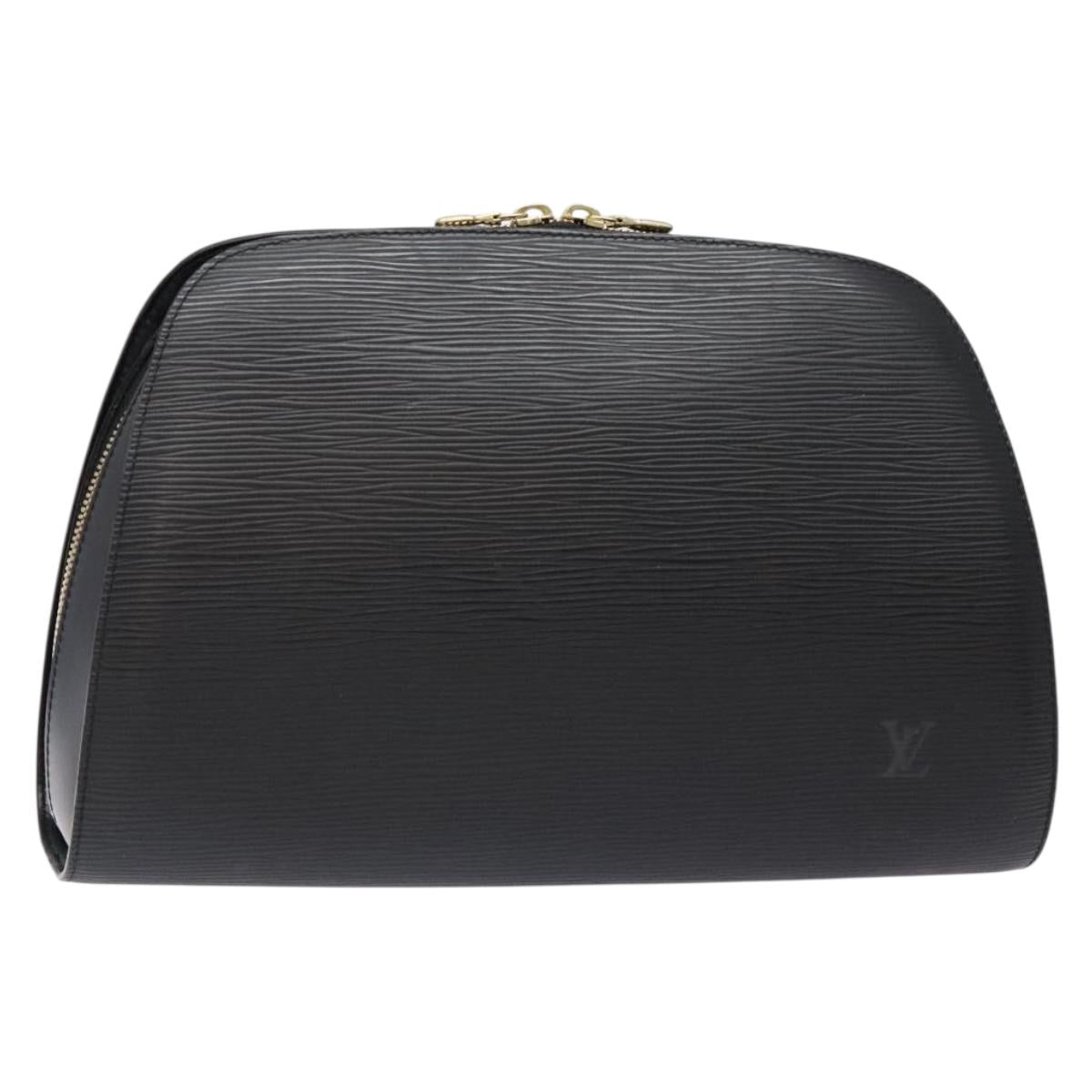 LOUIS VUITTON Epi Dauphine GM Cosmetic Pouch Black M48432 LV fm4826