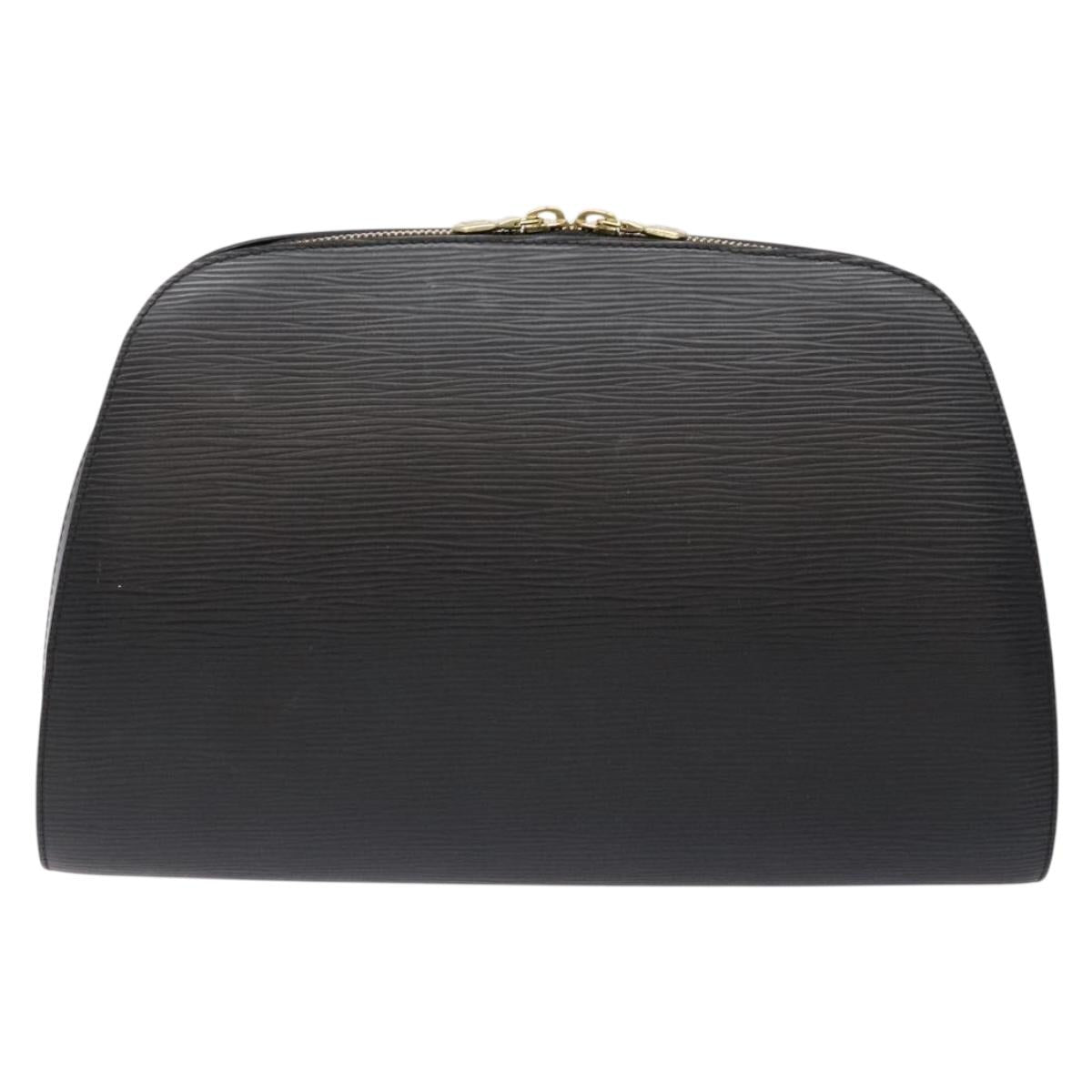 LOUIS VUITTON Epi Dauphine GM Cosmetic Pouch Black M48432 LV fm4826