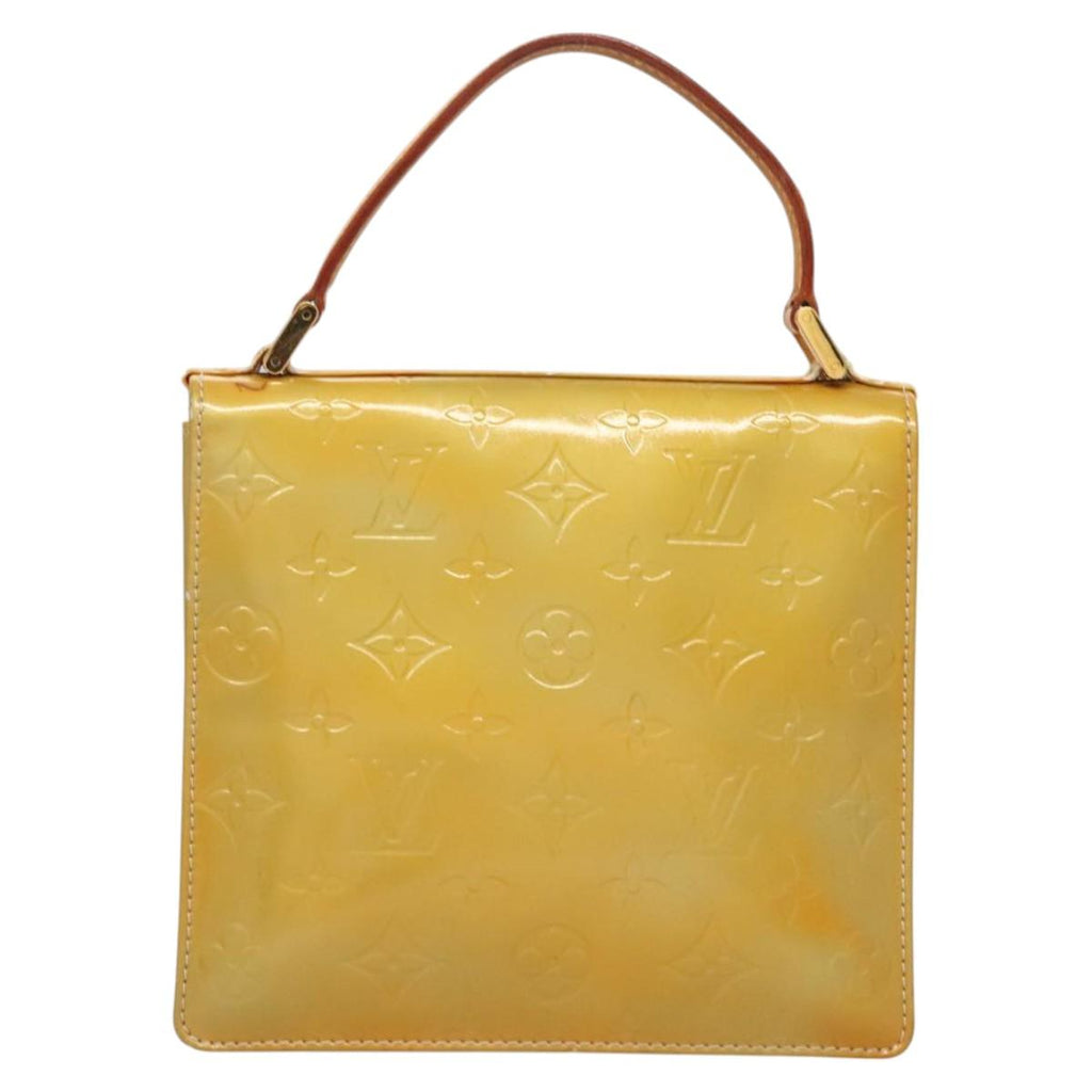 LOUIS VUITTON Monogram Vernis Spring Street Hand Bag Gris M91029 LV gh022