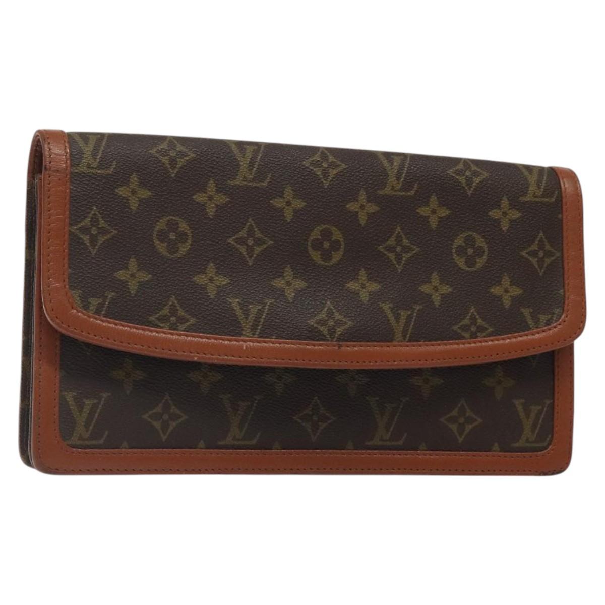 LOUIS VUITTON Monogram Pochette Dam GM Clutch Bag M51810 LV gh146