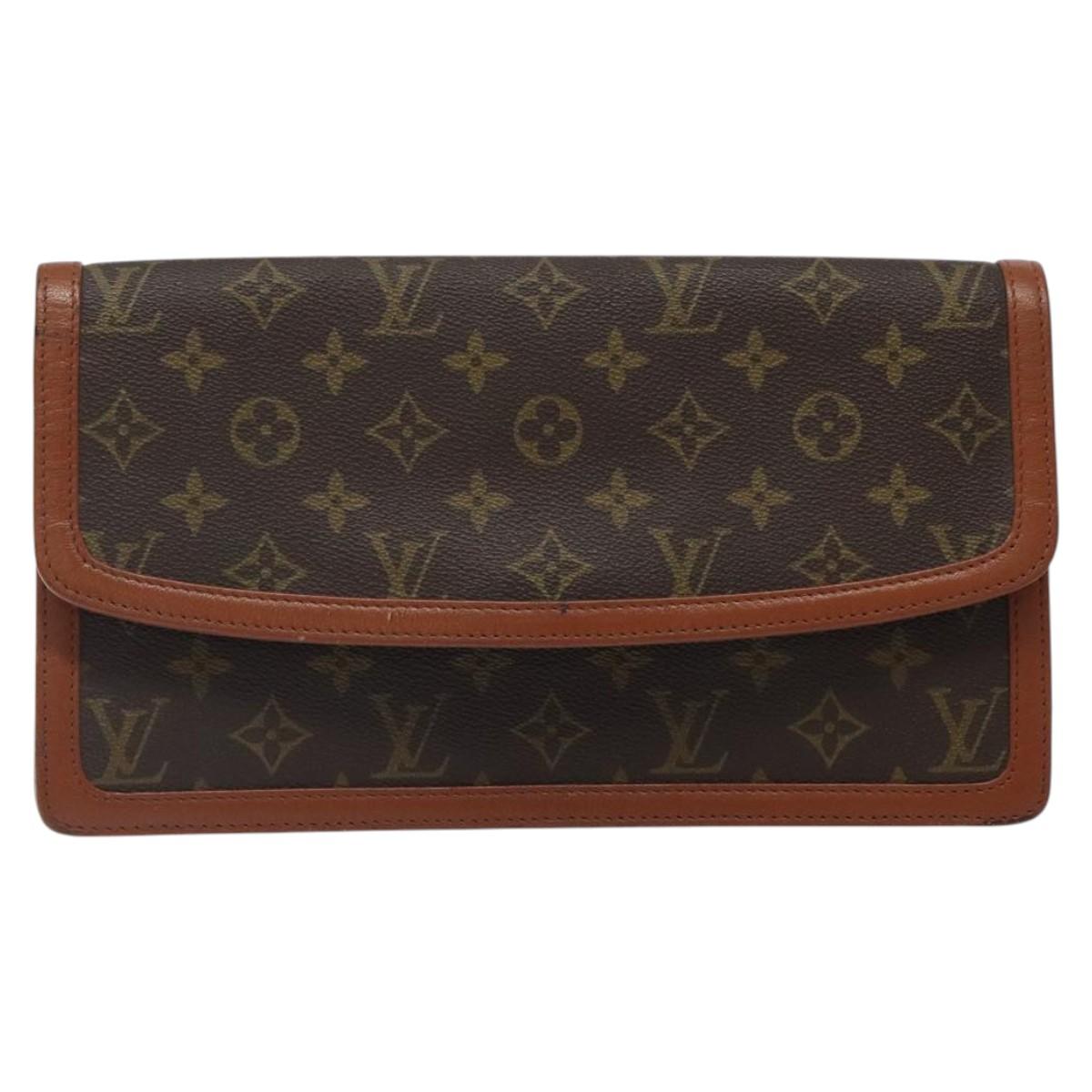 LOUIS VUITTON Monogram Pochette Dam GM Clutch Bag M51810 LV gh146