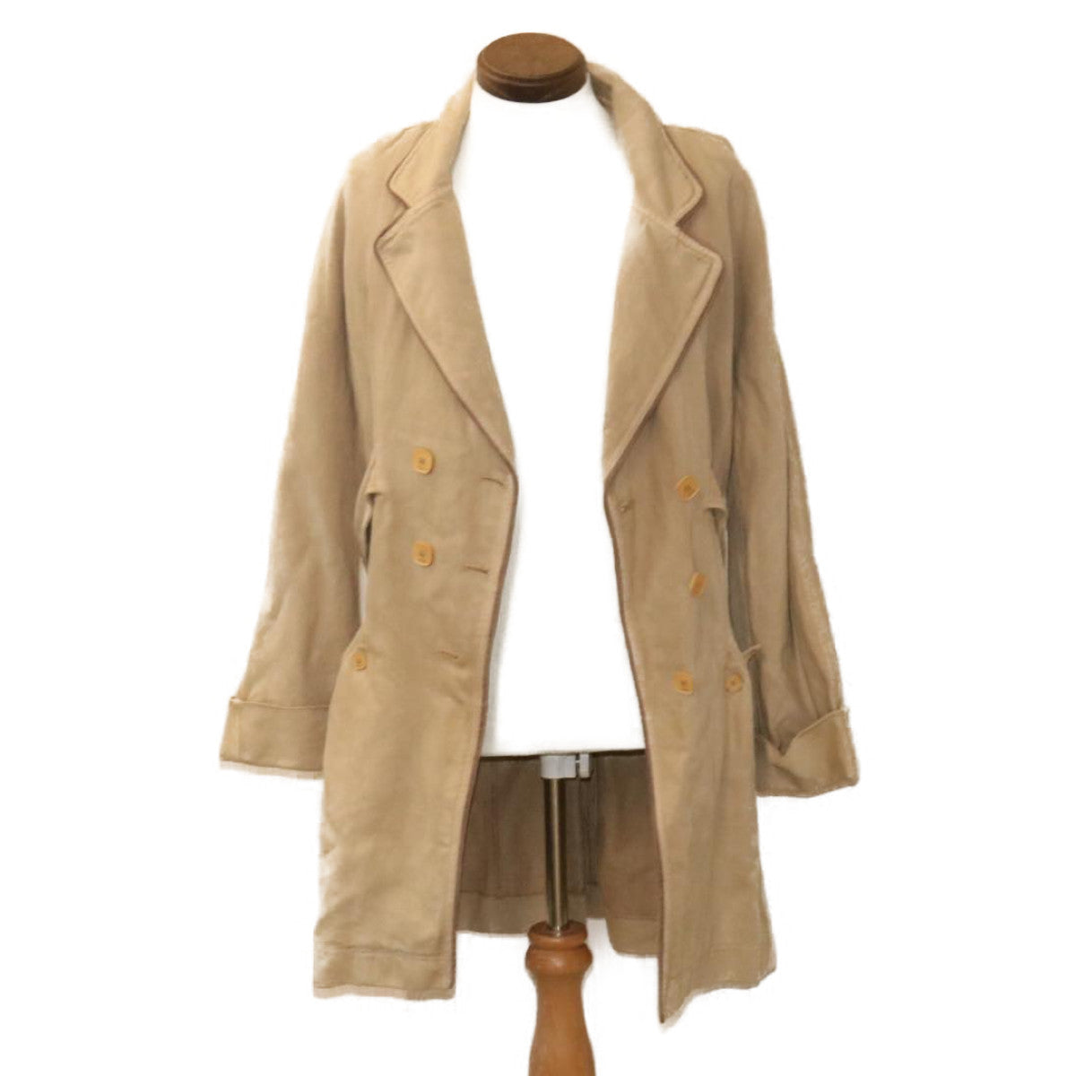 FENDI Long coat Jacket Beige am1626g