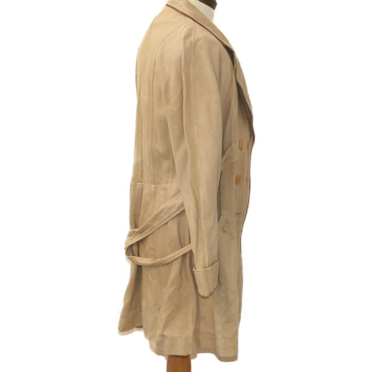 FENDI Long coat Jacket Beige am1626g