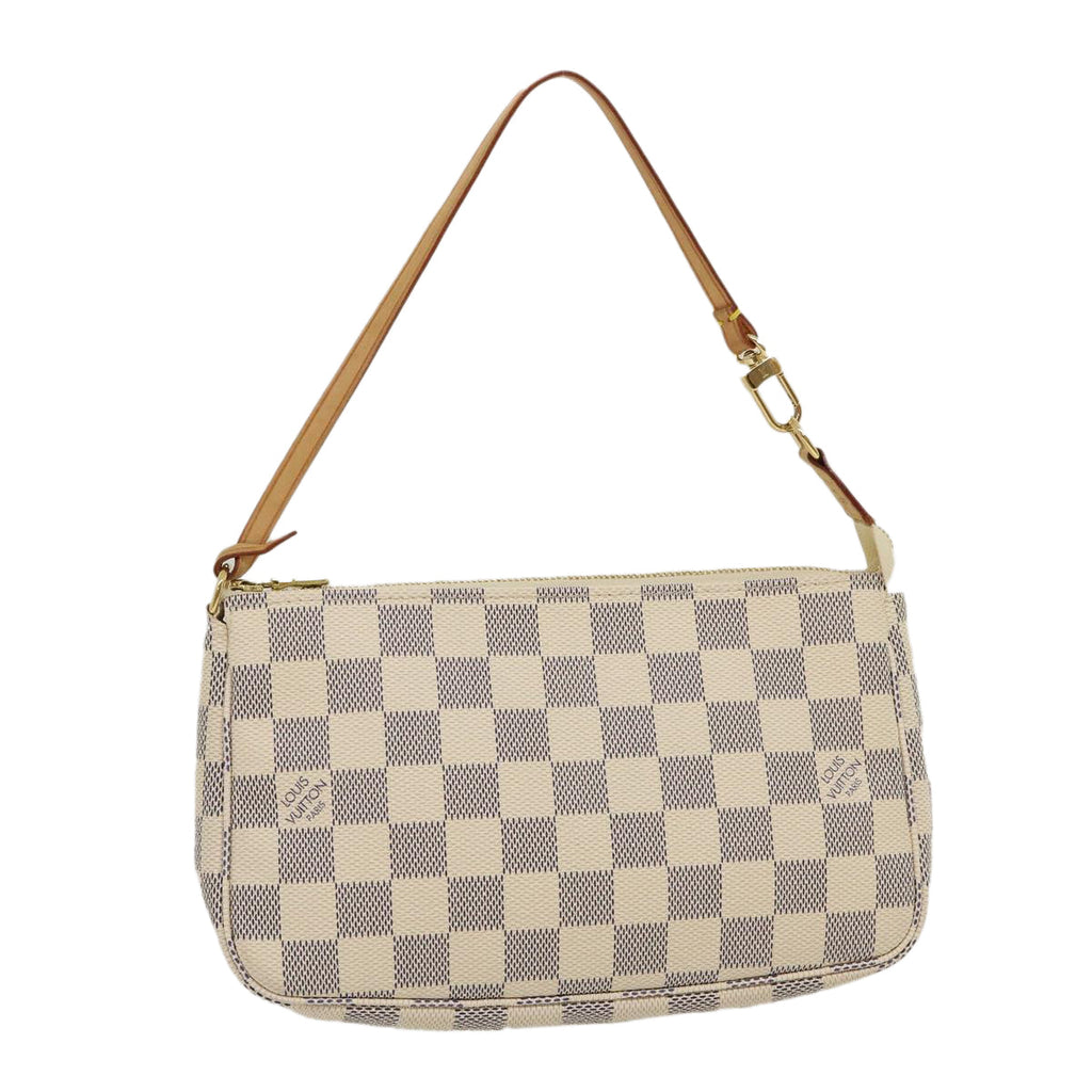 LOUIS VUITTON Damier Azur Pochette Accessoires Pouch N51986 LV am2529gV