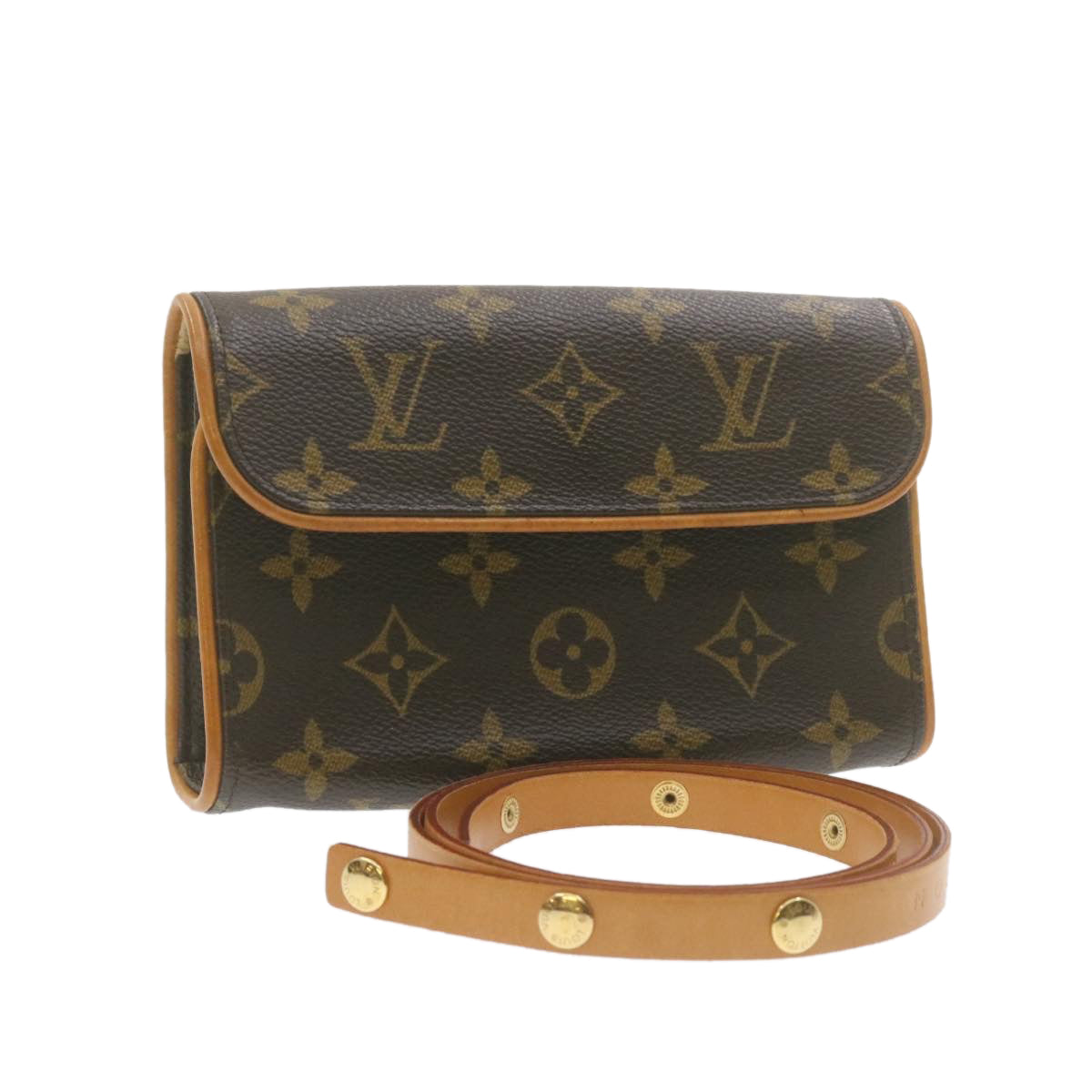 LOUIS VUITTON Monogram Pochette Florentine Waist Bag M51855 LV am975g