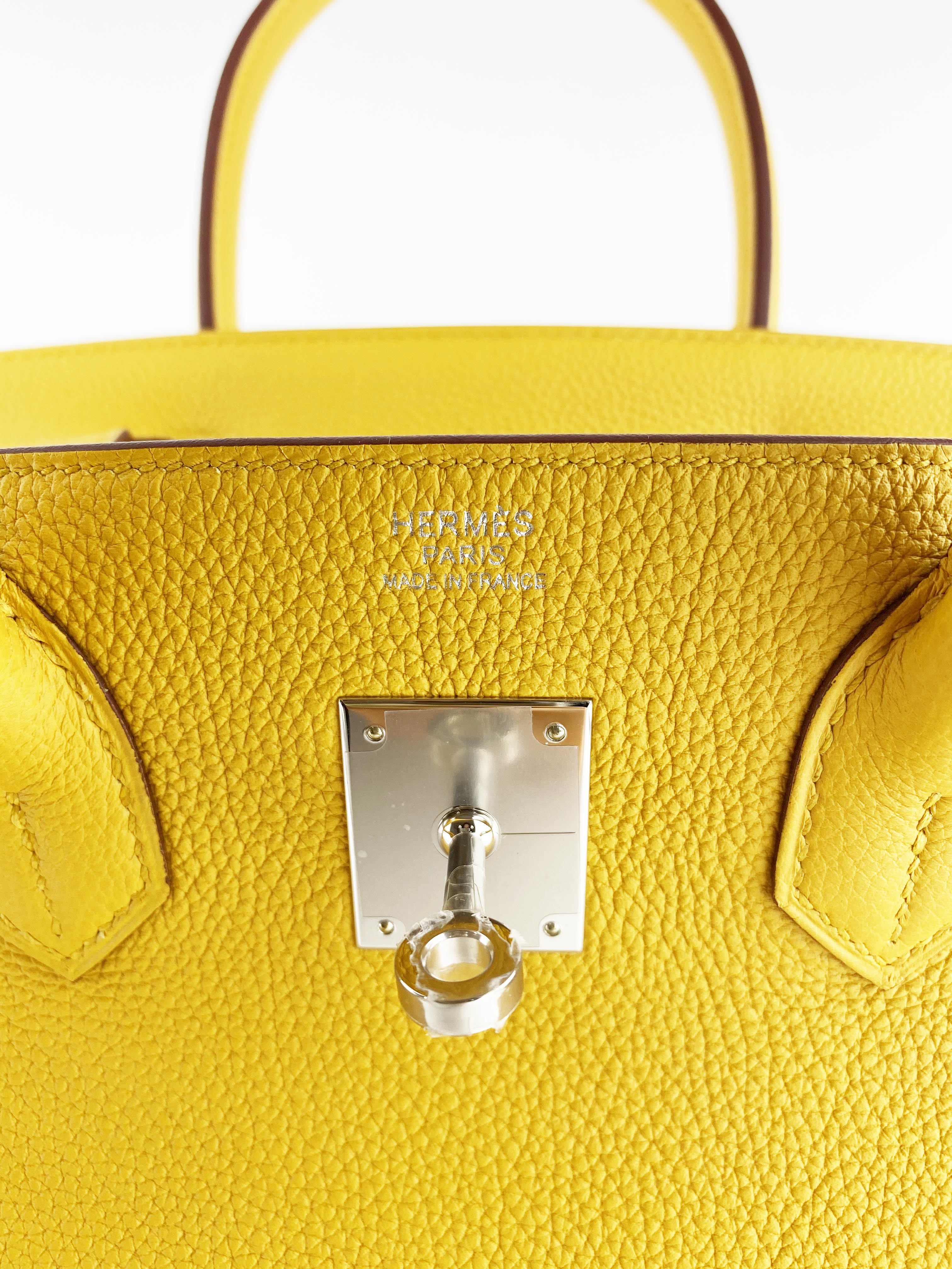 Hermes Jaune Amber Birkin 30 Bag